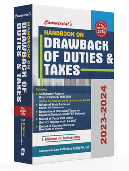 Handbook on Drawback of Duties & Taxes (17th Edition, 2024)