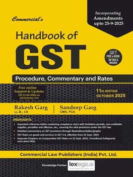 Handbook of GST (11th Edition, 2025) - Taxsutra Reservoir