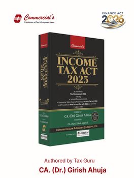 Commercial's Income Tax Act, 2025 (2nd Edition, 2026)