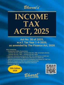 Bharat's Income Tax Act (39th Edition, 2026)