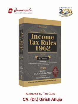 Commercial's Income Tax Rules 1962 (15th Edition, 2026)