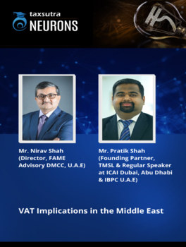Journey from Tax Free to Comprehensive Tax Regime in GCC - VAT